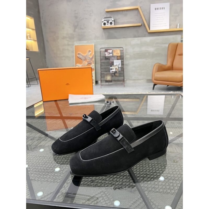 H**mes leather shoes